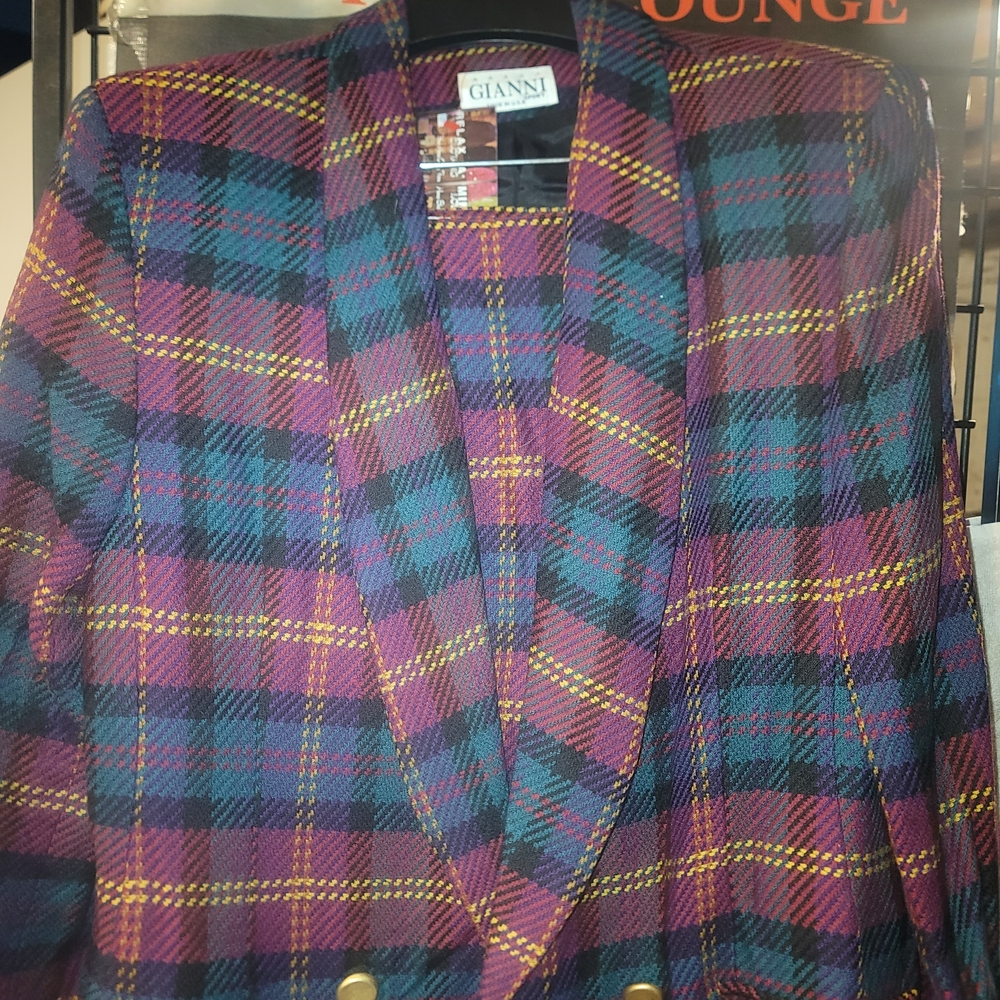Gianni Sport Plaid Skirt Set